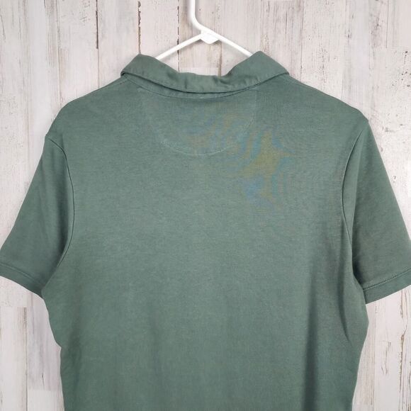 Tahari Men's Interlock Polo Short Sleeve Shirt Green Size Small - Picture 6 of 6